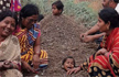 During Solar Eclipse disabled children buried neck-deep in sand at Kalburgi